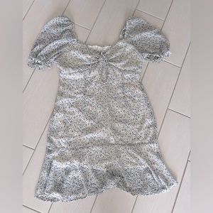 Louna Blue daisy mini dress